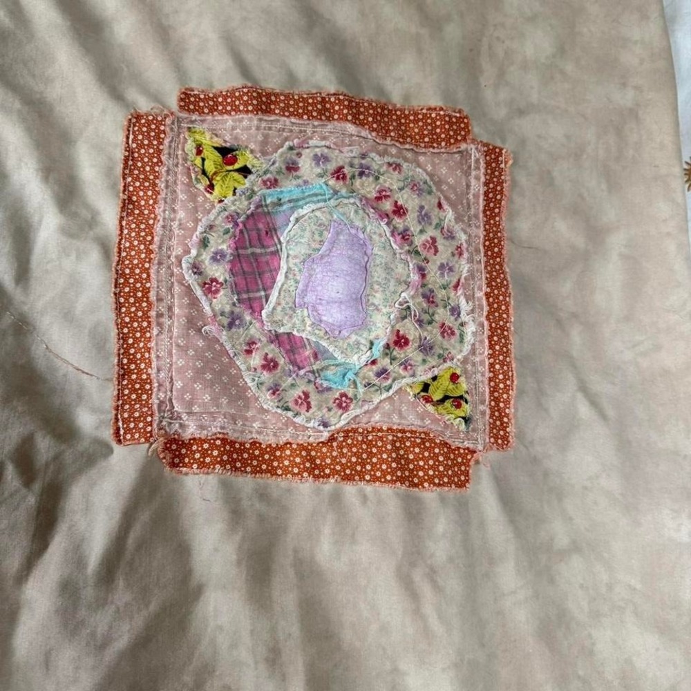 Handmade patchwork pillowcase - Picture 2 of 8